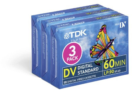 TDK DVM-60 miniDV Camcorder Videokassette 60 Minuten (3 Stück)