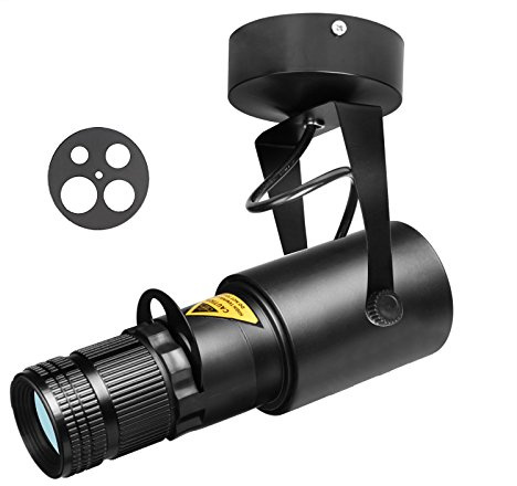 15W Weiß LED Pinspot Licht,Spotlight Led Punktstrahler Verstellbar IrisblendeDrehbar Effektstrahler Light Scheinwerfer Par-Licht Bühnenlicht für DJ Disco Party Club