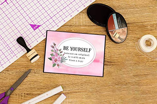 Crafter's Companion Clear Acrylic Quirky Stamp-Be Yourself