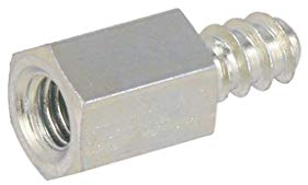 10X 228ST4.8X10 Distanzmuffe mit Gewinde Innengew: M5 10mm Außengew: ST4,8 DREME