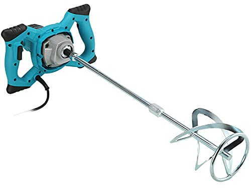HGJDKSJ Betoniera Elettrica per Trapano, Miscelatore per Malta, 2100W 220V Miscelatore Cemento, Miscelatore per Colla, Mescolatore Betoniera, 6 Vlocità, per Colla, Cemento e Malta, Pittura