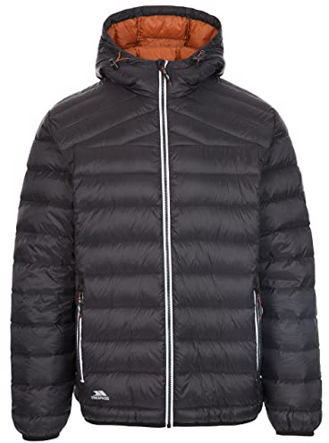 Trespass Herr Whitman Ii varm lätt dunjacka (paket med 1), Svart/rost, M