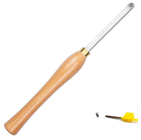 CDBP Drechselwerkzeug - Holzdrehwerkzeug für Grobbearbeitung mit hartmetallbestückten Drehmeißeln und 11 mm quadratischem Hartmetall-Einsatzfräser für Holz-Hobbyisten, Heimwerker