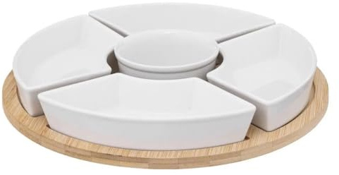 Paris Prix Secret de Gourmet - Set Apéritif 6 Pièces 27cm Blanc
