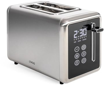 Grille-pains 2 Fentes 850w Gris Métalisé - DOD205