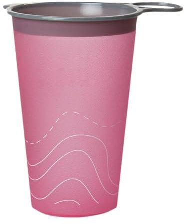 Faltbare Wasserbecher, faltbare Trinkbecher, Kaffeebecher für Wasser, großer Durchmesser, auslaufsicher, Kaffeetasse für Camping, Wandern, Büro