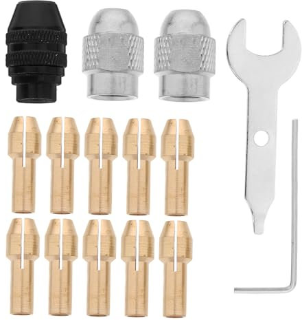 HOMSFOU Spannzange Für Elektrische Bohrmaschinen Schnellspannadapter Mit Flexibler Kleines Kupferfutter Für Multifunktionswerkzeuge Spannfutterzubehör Mit Präzisionstechnik