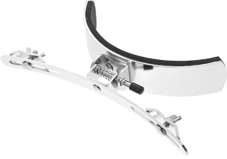 OFFIGAM Stabiles Stützzubehör für Snare Drum aus Edelstahl mit Schwamm Einfache Montage Silberfarbene Trommelbeinstütze für Marching Drums im Wohnbereich