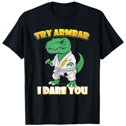 Armbar-Proof Dino - Lustiges Jiu Jitsu Design T-Shirt