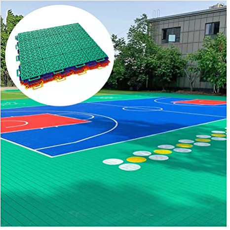 AYCDL Dalles De Sol Modulaires Emboîtables, Revêtements De Sol Sportifs, Revêtements en Caoutchouc Antisismiques Et Résistants À l'usure pour Écoles, Jardins D'Enfan,Black-10PCS