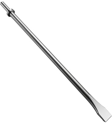 3/4 Width 14 Long Flat Chisels Scraper Fit for Concrete and Tile, with Standard 0.401 Hammer Shank Diameter, Air Hammer Punch Chipping Bits Tool, Alloy Steel