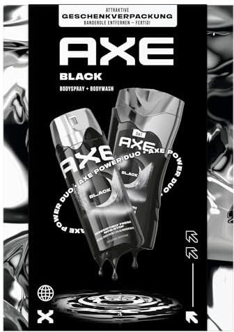 Axe Presentset svart vårdset med duschgel och kroppsspray (250 ml 150 ml)