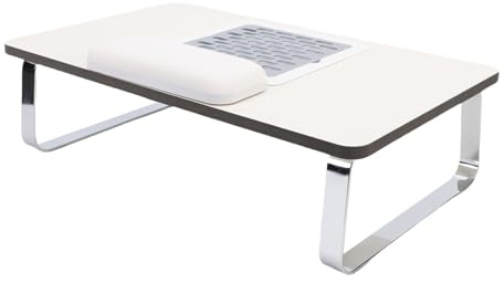 Semme Table de Manucure, Bureau Professionnel de Technicien D'ongles avec Collecteur de Poussière Réglable et Oreiller à Main en Mousse à Mémoire de Forme, pour Manucure et Pédicure à (Prise UE)