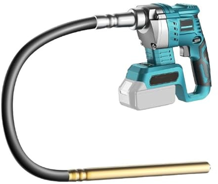 Fafeicy Utensile Vibrante per Calcestruzzo Elettrico 18V Senza Fili, 600W, 6000 Giri/min, per Batteria BL1815 B L1820 BL1530