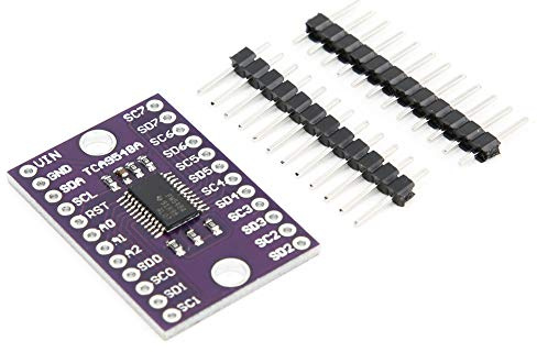 Blaihild TCA9548A I2C Mux Board 8 Channel 1,65-5,5V 400KHz, I2C Expander för Styr 64 Adrs Hotswap, Lös Adresskonflikt för Robotprojekt