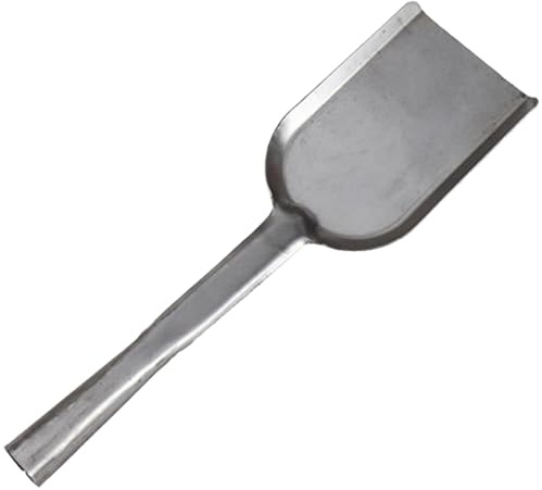 POPETPOP Pelle à Cendres en Fer Compacte et Résistante pour Cheminée et Barbecue Extérieur, pour Jardin et Foyer Espace Restreint