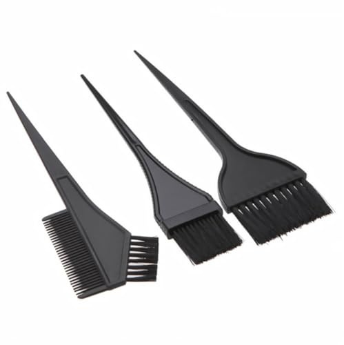 Healeved Ensemble Professionnel de Coloration des Cheveux Pinceaux et Cache-oreilles Peigne, Bol en Pp 5 Pièces pour Coiffure Rapide et Saine à Domicile