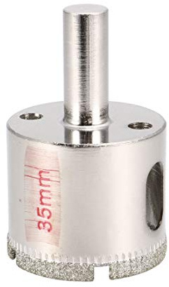 sourcingmap Trépan Diamant Foret Scie Cloche pour CarrelageTrépan 35mm Diamètre de Coupe pour Verre