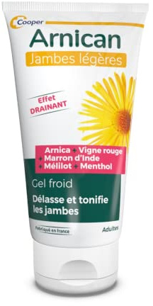 ARNICAN - Kosmetisches Kaltgel auf Basis von Arnika, Menthol und Pflanzenextrakten - Drainageeffekt - Entspannt und formt die Beine - 150 ml Tube