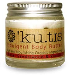 Kutis Organic Rose, Vanilla & Sandalwood Indulgent Body Butter 30g