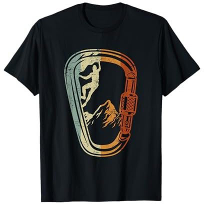 Kletter Karabiner Felsklettern Freiklettern Klettern T-Shirt