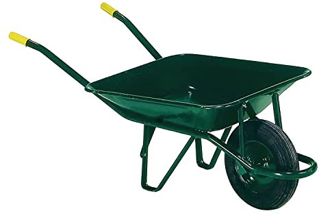 Carretilla Obra Verde Metálica Desmontada