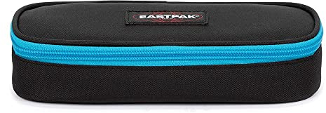 EASTPAK Oval Single Astuccio Portapenne, Taglia Unica, Nero (Kontrast Grade Blue)