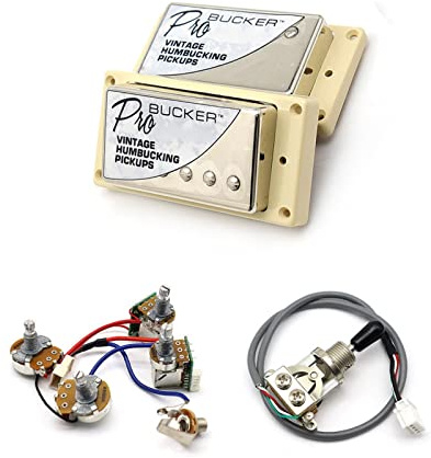 Pickup Alnico Humbucker Per Chitarra Con Cablaggio In Argento Set Per For SG Chitarra Elettrica Pickups Set per Chitarra Elettrica