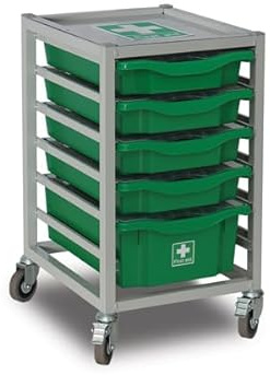 First Aid Trolley Metal Storage Unit
