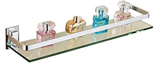 Estante de cristal para baño de 50 cm