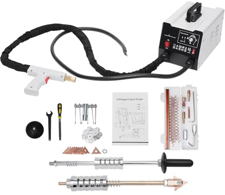 MINRS Karosserie Ausbeulspotter 3KW 220V 3500A Dent Puller Punktschweißgerät Ausbeulwerkzeug Schweißpistole zur professionellen Reparatur von Kfz Karosserien