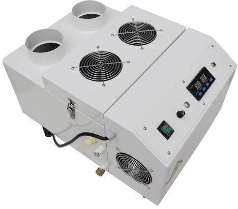 Commercial Ultrasonic Humidifier 9KG/H Industrial Cool Mist Humidifier Air Cooler Sprayer for Room Humidification Fruit Vegetable Fresh 110V