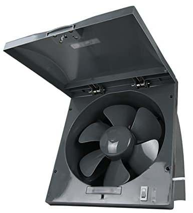 ZJSZJS Bathroom Exhaust Fan 10 Kitchen Exhaust Fan Household Oil Fume Clamshell Ventilation Fan 6-blade Powerful Ventilating Fan With Oil Collecting Tank, 30W, 417CFM Bathroom Fan