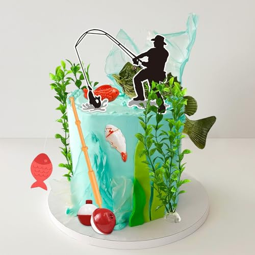 Luxus Angeln Tortenaufleger Geburtstag Deko n Gegangene Angeln Kuchendeko | Luxus Angeln Tortenaufleger Geburtstag Dekorationen Gegangene Angeln Kuchen Topper Geburtstag Party DekorationenFür Ruhestand
