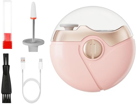 Tagliaunghie Automatico Pedicure Multifunzionale Portatile Silenziosa | Rifinitore Unghie Ricaricabile 2 Velocità Sicuro Manicure E Lucidatura Per Donne Uomini Bambini Anziani