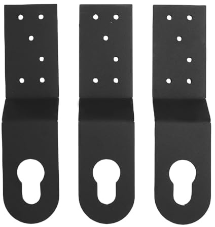 Cocoarm 3 Piezas Anclaje para Techo, Anclaje de Seguridad de Aleación de Acero de Alta Resistencia con Recubrimiento en Polvo Negro, para Equipo de Protección contra Caídas en Edificios