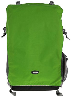 Rollei Traveler Fotorucksack Canyon XL - Professioneller Outdoor Fotorucksack, inkl. separatem Einsatz für die Kameraausrüstung, Stativhalterung und Laptop-Fach - Größe XL (50 L) - Forest (Grau/Grün)