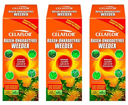 CELAFLOR Rasen-Unkrautfrei Weedex 1,2 l - sehr breites Wirkungsspektrum - sehr gute Rasenverträglichkeit