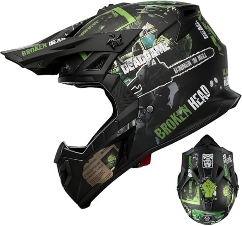 Broken Head Leichter Motocross-Helm Resolution – MX- & Supermoto-Helm - Motorradhelm - Quadhelm