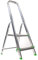 KEROPPA Escalera de Tijera Plegable Marca Española Escalera de Aluminio 2 peldaños con Gancho de Pared Multiusos Antideslizante Ligera y Resistente Escalera Doméstica Fácil Transporte
