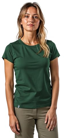 ALPIN LOACKER Merino Shirt Damen kurzarm und Poloshirt I atmungsaktives Funktionsshirt schnelltrocknend für Sport und Wandern I Merinowolle Tshirt und Thermooberteil