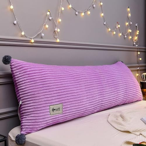 Lesekissen für Bett und Sofa Lehnenkissen Bett Kopfteil Kissen Weiches Rückenkissen, 60/80/180/120cm Lendenkissen Waschbar Sofa Rückenpolster mit Entfernbar Waschbarem Bezug ( Color : #7 , Size : 120x