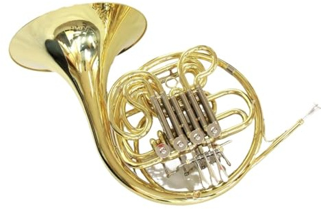 waldhorn instrument Hochwertige Blechblasinstrumente Doppel-Waldhorn mit Hartschalen-Waldhornkoffer