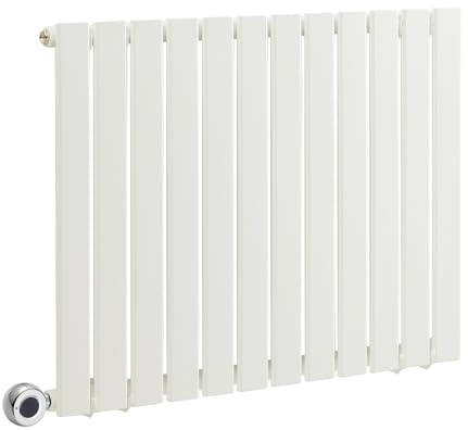 MILANO 800W White Single Flat Panel WiFi Electric Radiator Plug 635 x 840mm