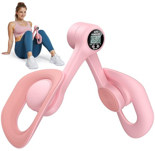 MERACH Thigh Master Thigh Trainer, Pelvic Floor Muscle Trainer for Women, Inner Thigh Exerciser for Home, Pelvic Floor Strengthening Device(Pink)