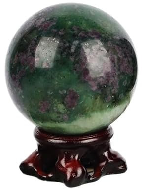 NIBHZ Colección de Adornos artesanales de Bolas de jardín Monet de Piedra Mineral Natural,Verde,5~6cm 250~350g