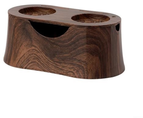 Stazione di pressatura del caffè 2 in 1 con espresso Knock Box, stabilità e convenienza combinate (marrone)