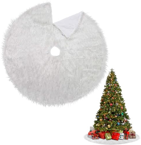 Tapis Sapin de Noel,Jupe Sapin de Noel 78cm,Cache Pied de Sapin de Noël pour Décorations de Fête de Vacances Jupe d'arbre de Noël
