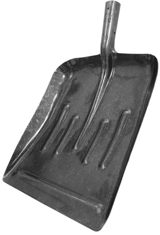 Levemolo Pala Piatta in Acciaio al Manganese per Pulizia Agricola e Giardinaggio Pala a Manico Corto Ergonomica Superficie Antiscivolo per Uso Esterno e Raschietto per Bordare Utensile