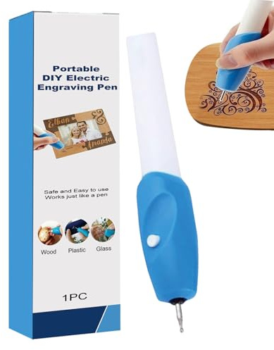 Penna Per Incisione Elettrica - Strumento Per Incisione Senza Fili Ricaricabile, Penna Per Incision Su Legno | Vetro, Metallo, Intaglio Artigianale Fai Da Te, Pennarello Elettrico Portatile Di Precis
